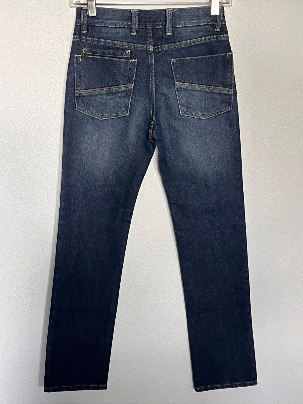Huntington Girls Dark Wash Straight Leg Jeans Size 12 Pristine NWOT